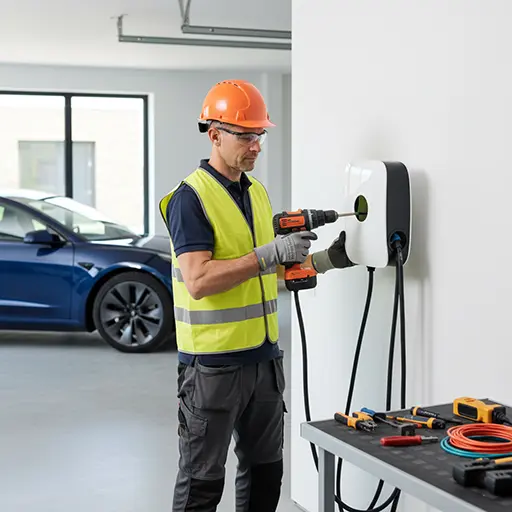 Électricien certifié RGIE installation borne recharge Wallonie prix 2026
