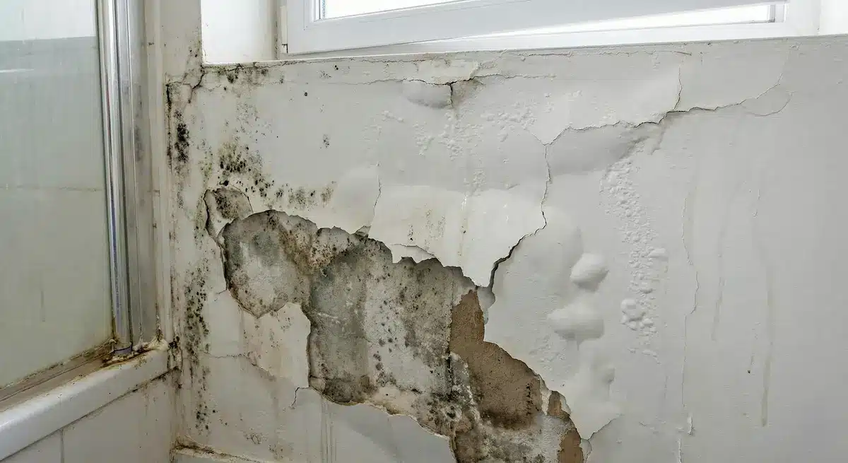 Fissures plafonnage causées par humidité - Erreur à éviter travaux Wallonie