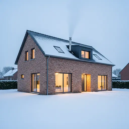 Maison wallonne rénovée chauffée chaudière pellets biomasse économique écologique